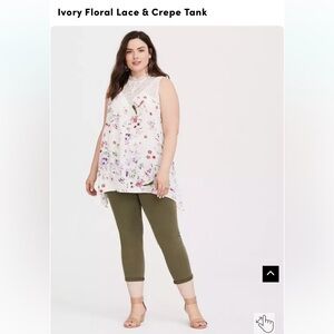 Torrid Floral Tank Top *READ DESCRIPTION!*